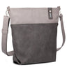 zwei Jana J12 - Schultertasche 33 cm (nubuk-stone)
