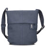 zwei Mademoiselle M45 - Schultertasche 22 cm (nubuk-blue)