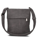 zwei Mademoiselle M45 - Schultertasche 22 cm (nubuk-stone) - Ansicht 4
