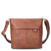 zwei Mademoiselle M8 - Schultertasche 25 cm (cognac)