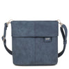 zwei Mademoiselle M8 - Schoudertas 25 cm (nubuk-blue)