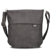 zwei Mademoiselle M90 - Umhängetasche 28 cm (nubuk-stone)