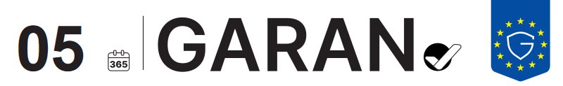 Label GARAN de l’UE : garantie du producteur en années: 5