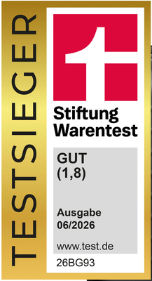 Stiftung Warentest Testsieger: Gut (1,8) - TITAN UPGRADE S20, test 06/2026
